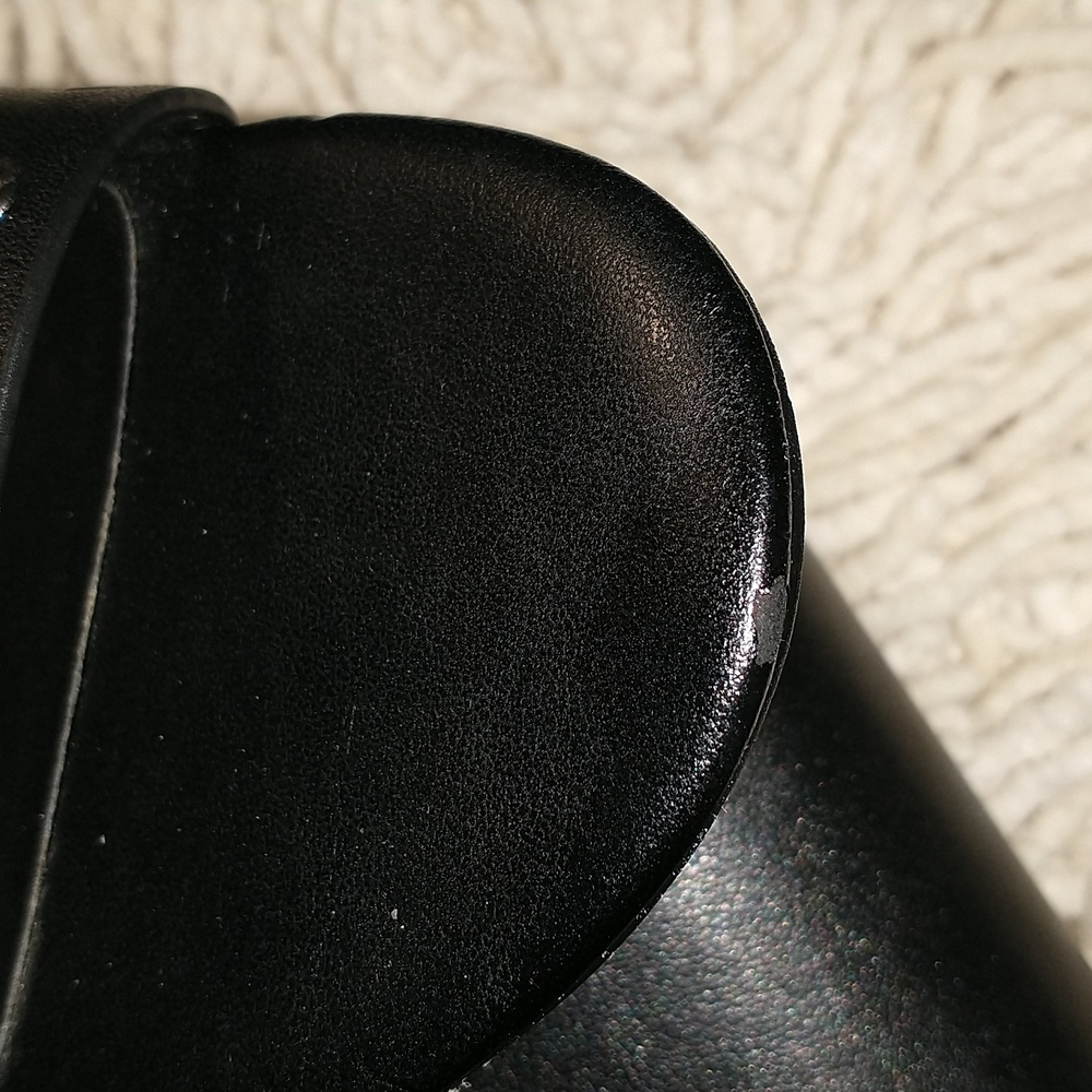 Rebecca Minkoff Black Leather Sandals - Picture 10 of 12
